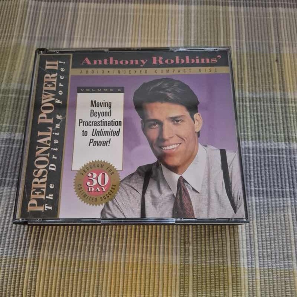 ✅Anthony Robbins Personal Power II The Driving Force Audio CD 11 & 12 #️⃣0774